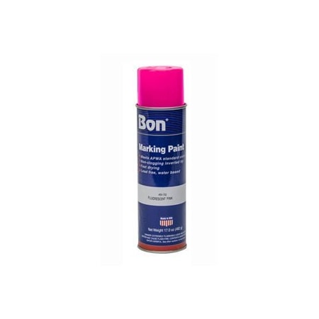 Bon Tool Bon 84-793 Marking Paint, Fluorescent Pink, 20 Ounce (12/Pkg) 84-793